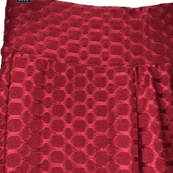 High-Waisted Honeycomb Textured Scrunch Butt Yoga Leggings With Pockets - Burgun - Picture 6 of 9